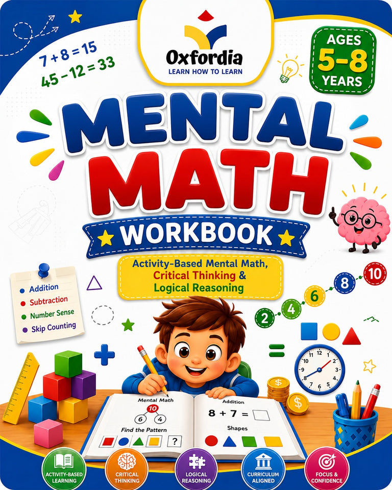 Mental Math Workbook – Ages 5–8